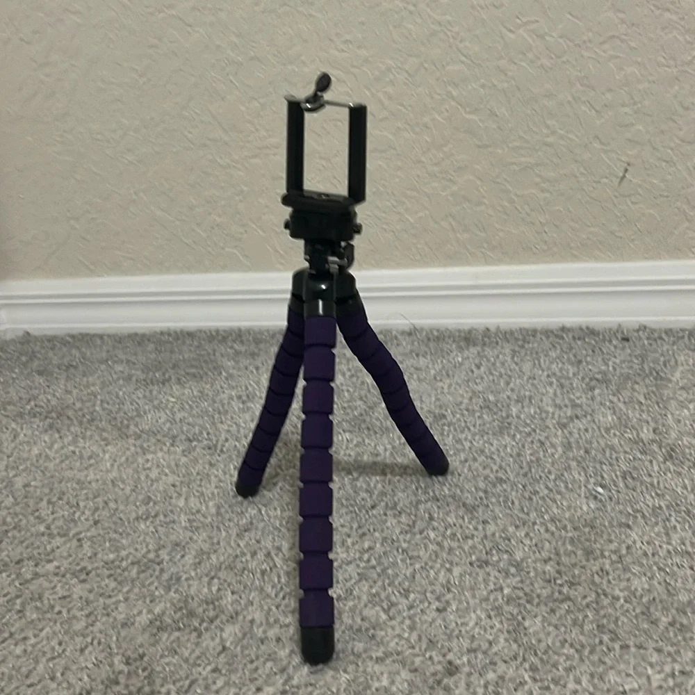 Purple tripod